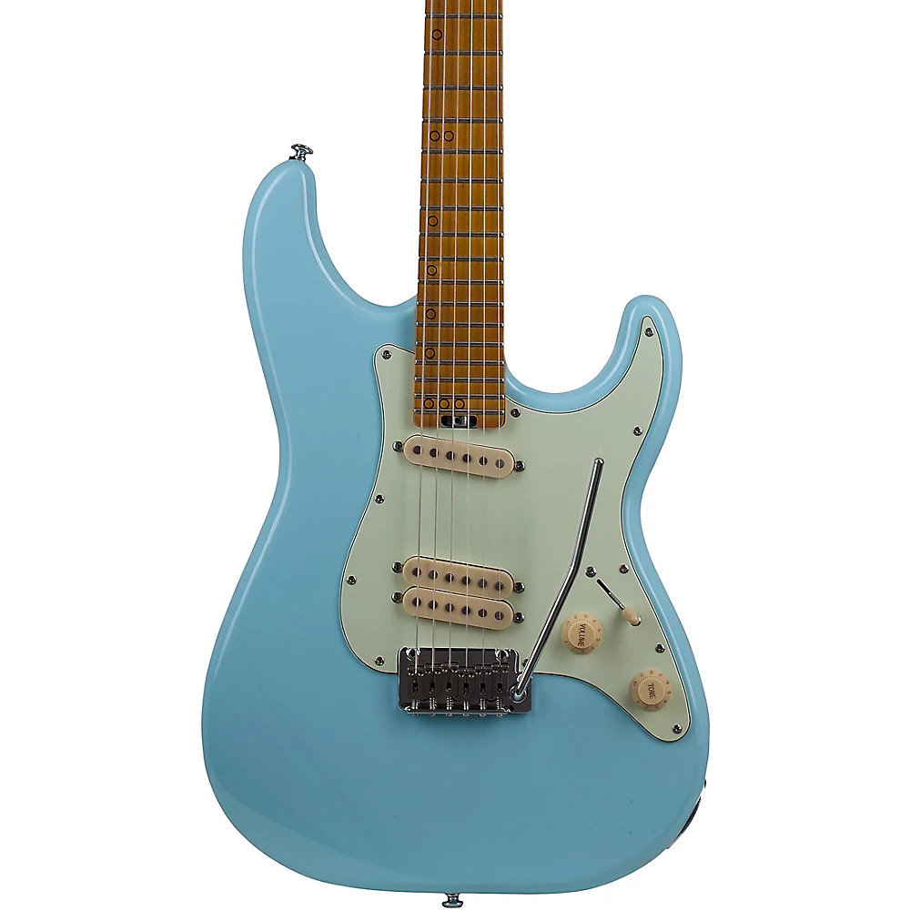 Schecter Guitar Research MV6 Electric Guitar Super Sonic Blue