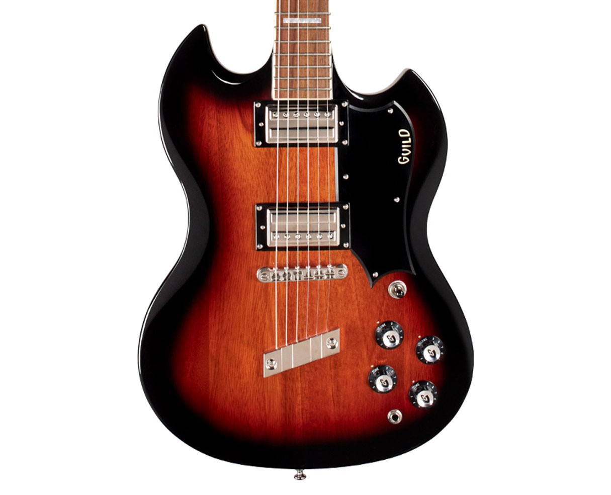 Guild Polara Deluxe Electric Guitar – Vintage Sunburst – Open Box