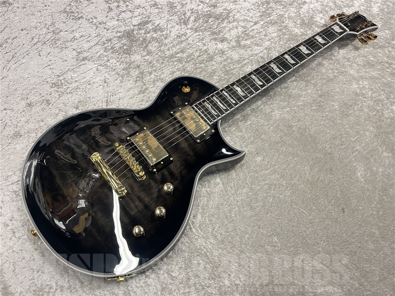 Grass Roots G-EC CTM QM See Thru Black Sunburst Electric Guitar W/Gig Bag