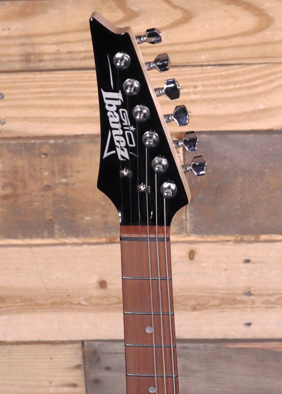 Ibanez GRX70QAL Left-Handed Electric Guitar Transparent Blue Burst