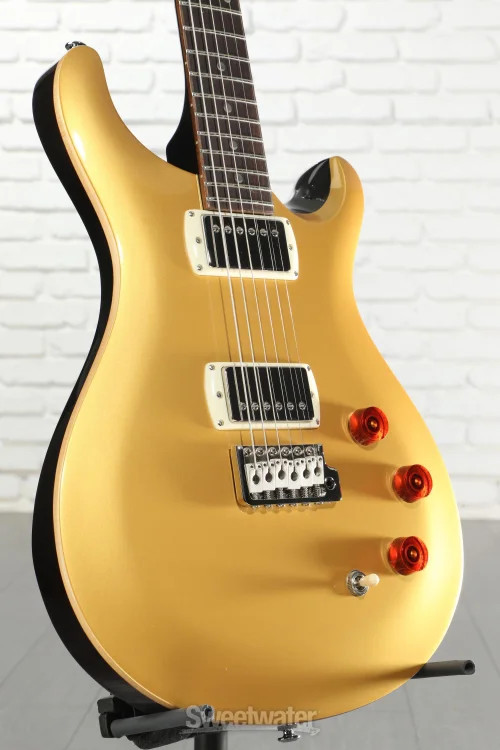 PRS SE DGT David Grissom Solidbody Electric Guitar – Gold Top