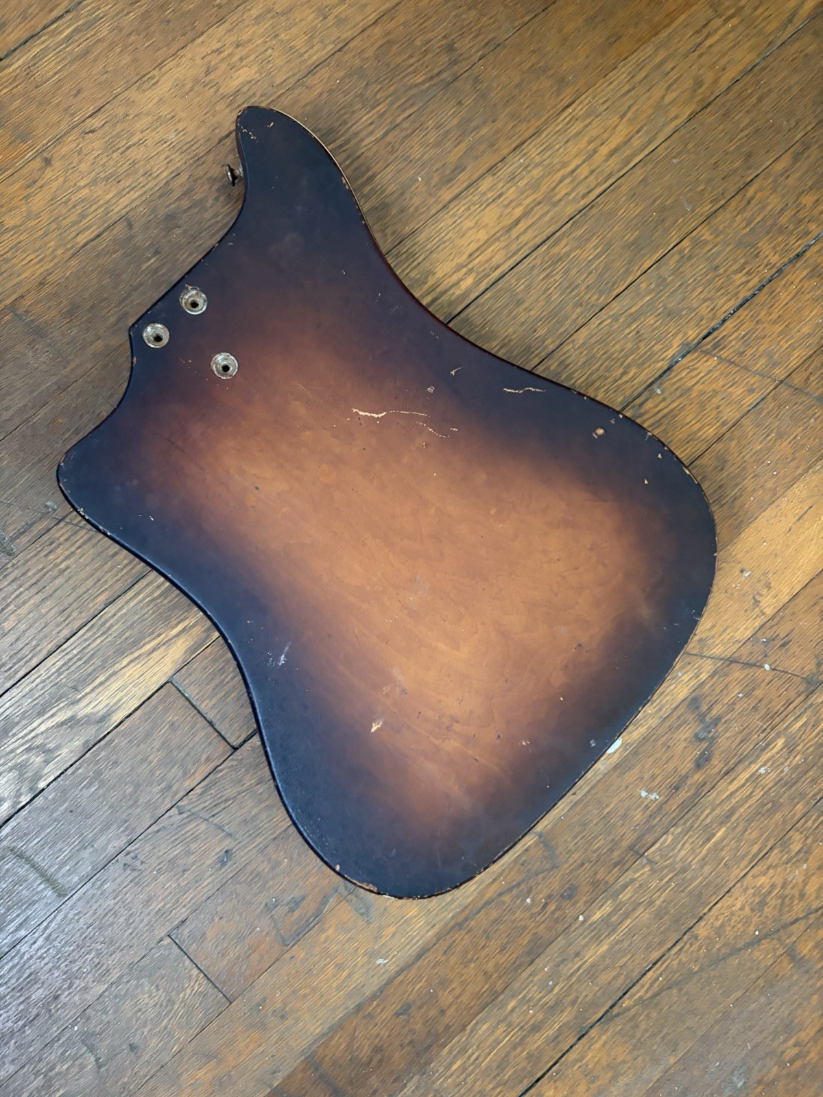 Kay 1960s Vanguard K100 Guitar – Project Husk – Sunburst Body! Patina! Cool!