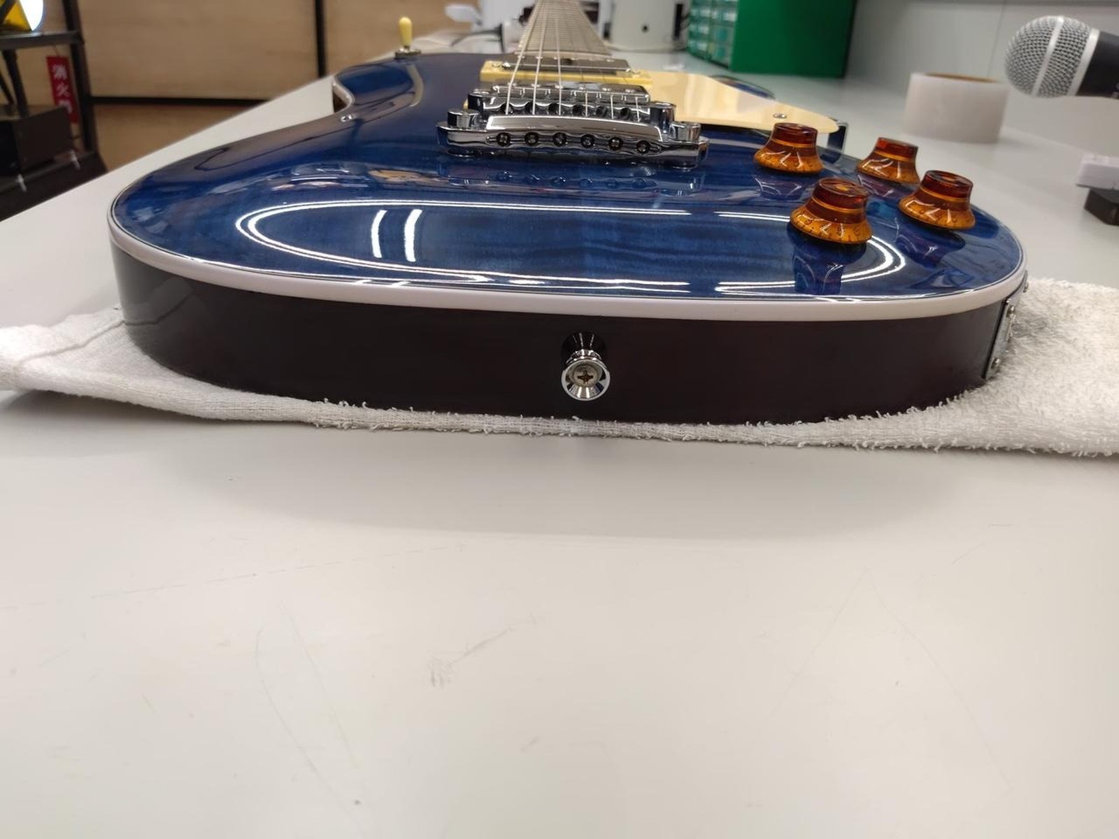 BACCHUS BARON-FM ST-BLU Used Nato body Nato neck Rosewood fingerboard w/Gig case