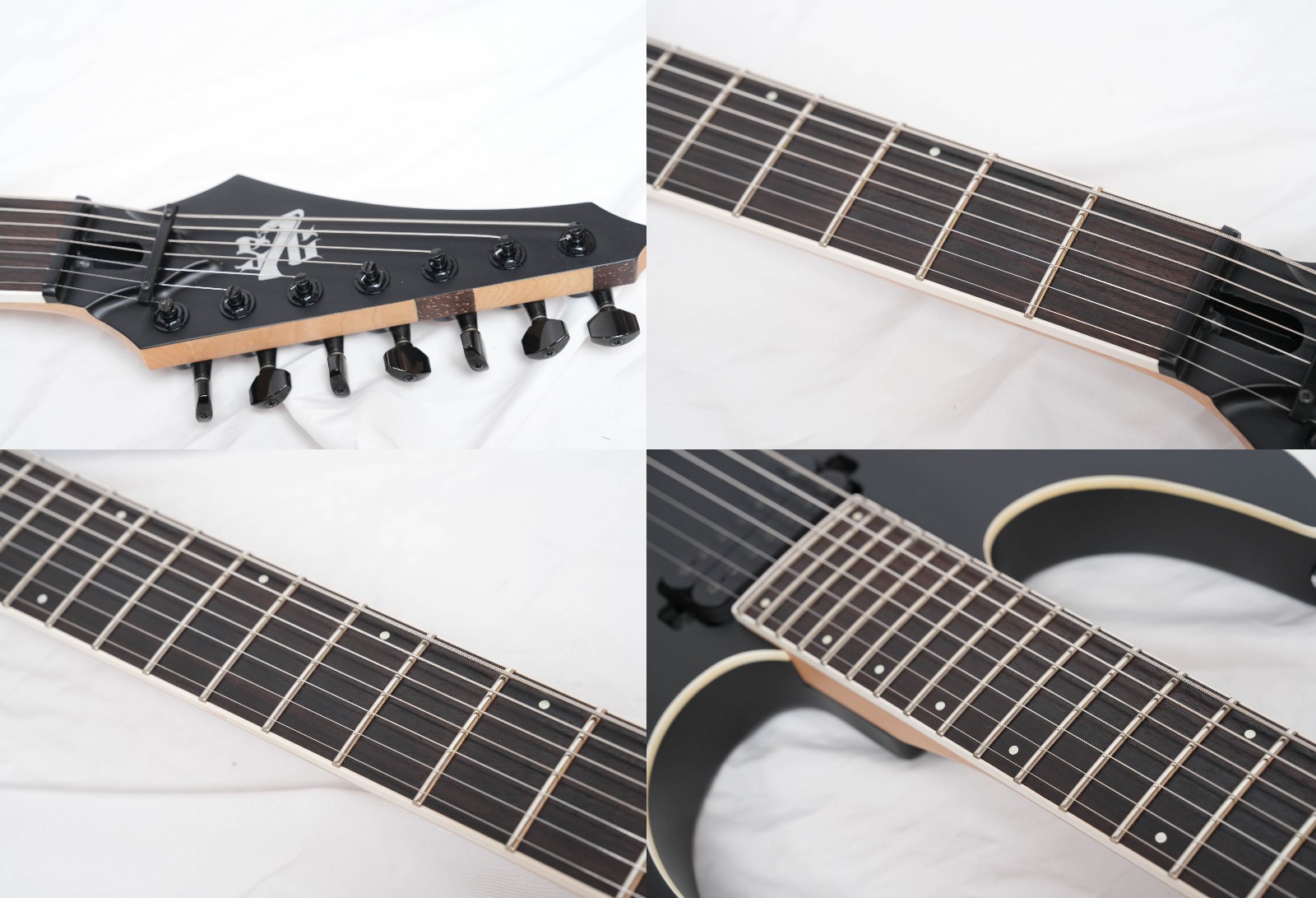 Strictly 7 Guitars Cobra JS7 (Made in Japan) Matte Black 7-String Guitar