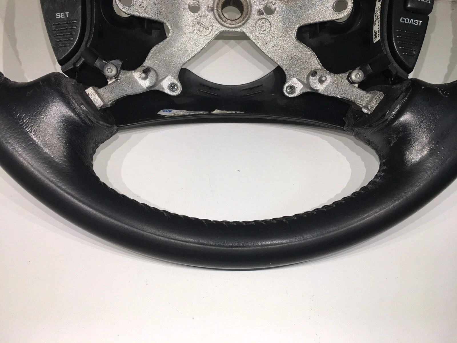 ✅ 1998-2001 Dodge Ram 1500 2500 3500 Black Leather Steering Wheel OEM