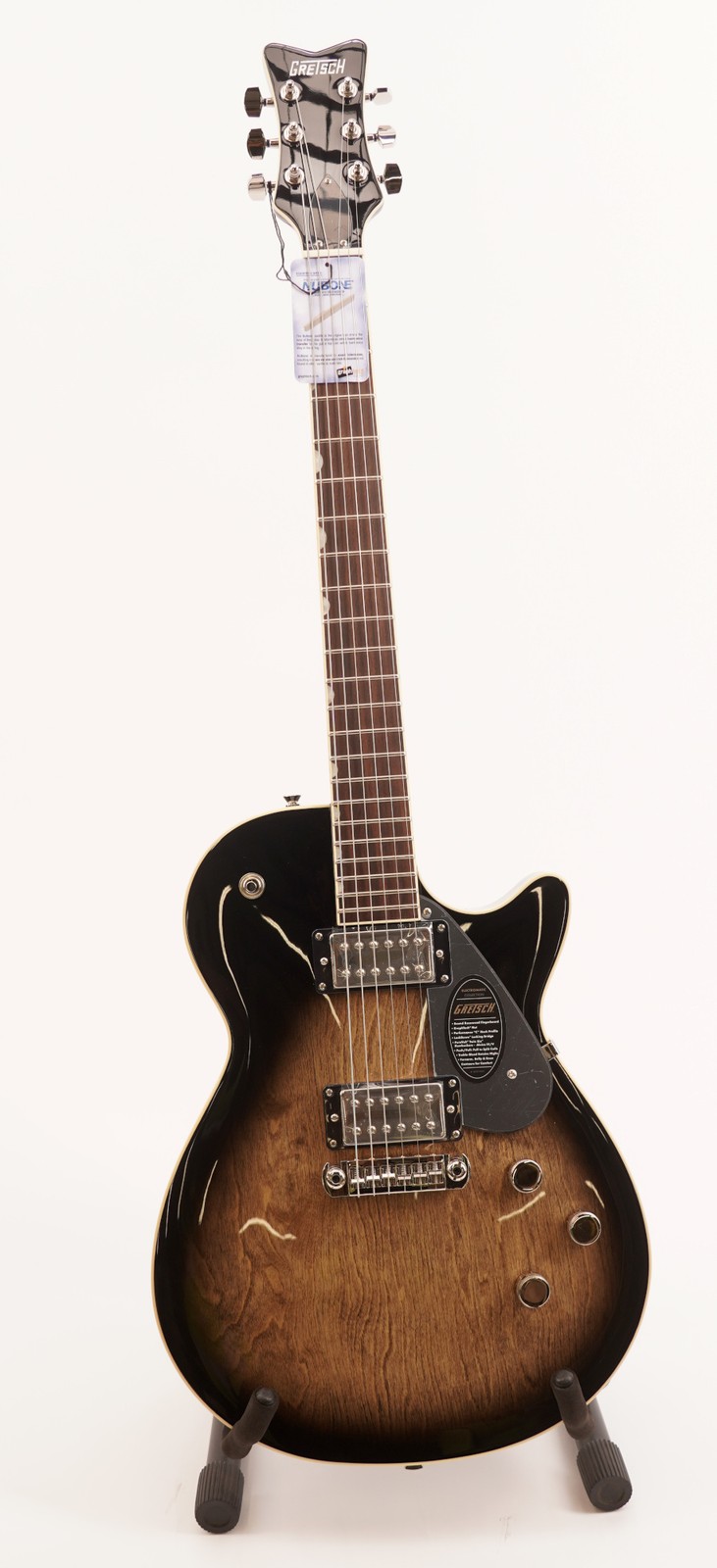 Gretsch Electromatic Jet Guitar with Chambered Mahogany Body (Bristol Fog)
