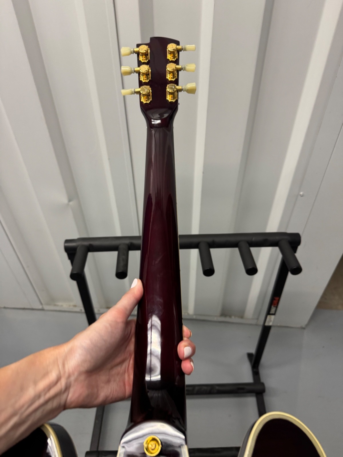 AIO SH-335 Semi-Hollow Electric Guitar – Red Burst
