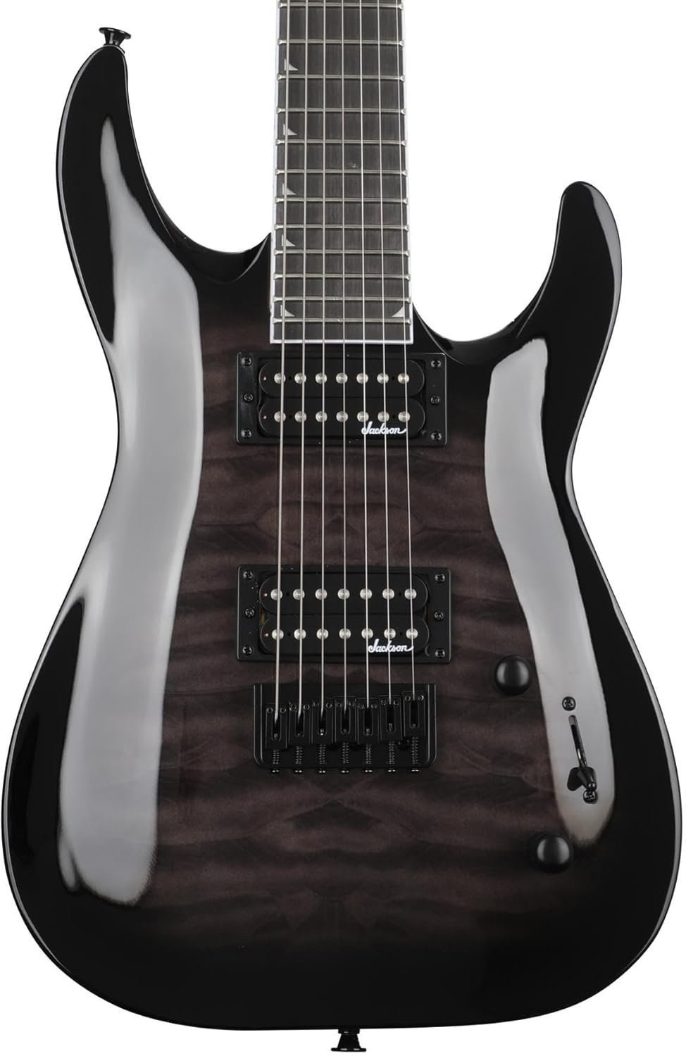 Jackson JS Series Dinky Arch Top JS22Q-7 DKA HT Electric Guitar – Transparent…