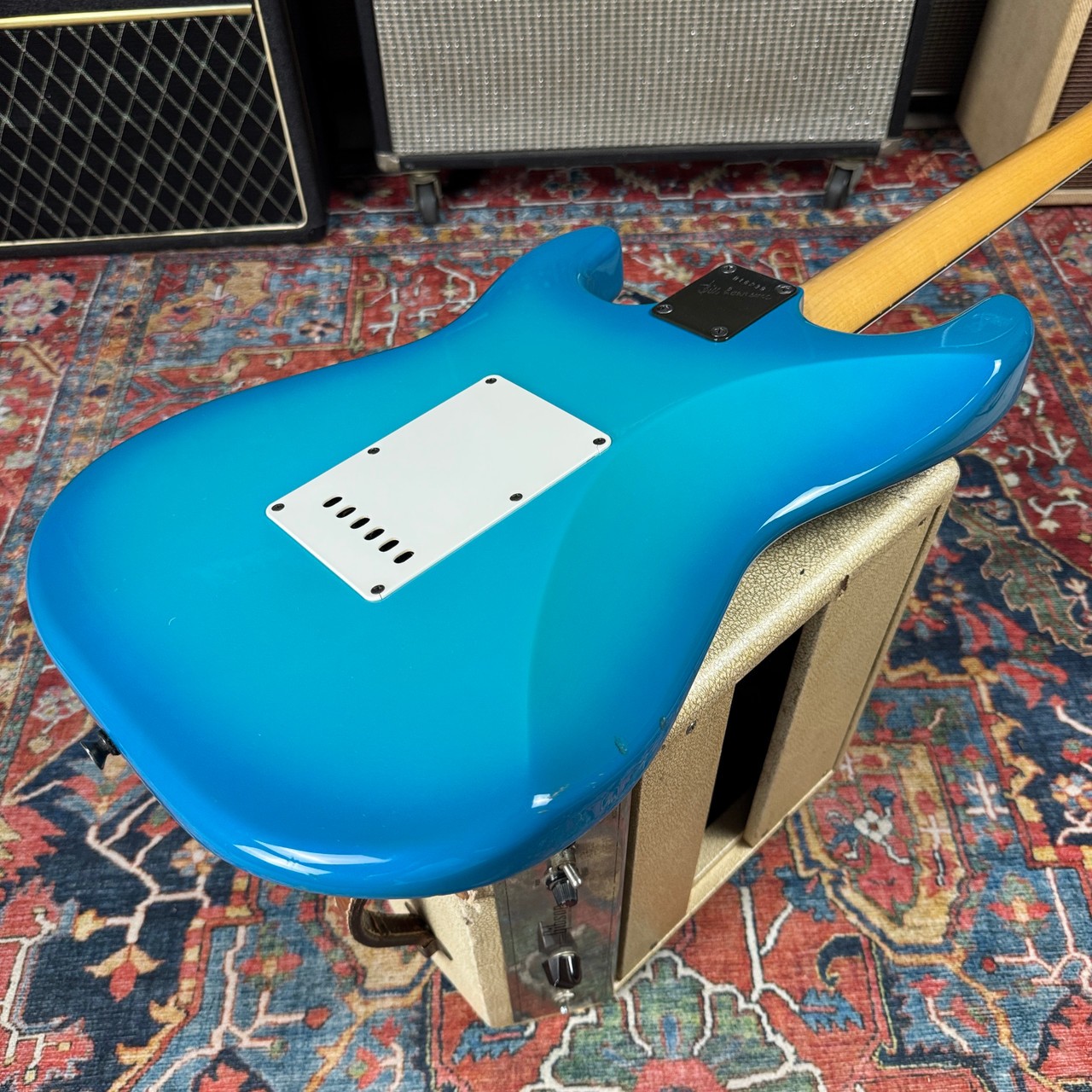 *Video* Bill Lawrence BCOR-55B V-Neck “Kogure” Model MIJ 1980’s – Blue Burst