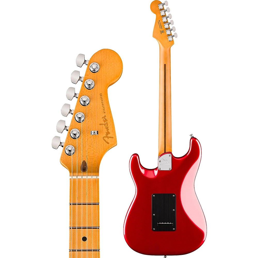 Fender American Ultra II Stratocaster HSS Maple FB Guitar Sinister Red