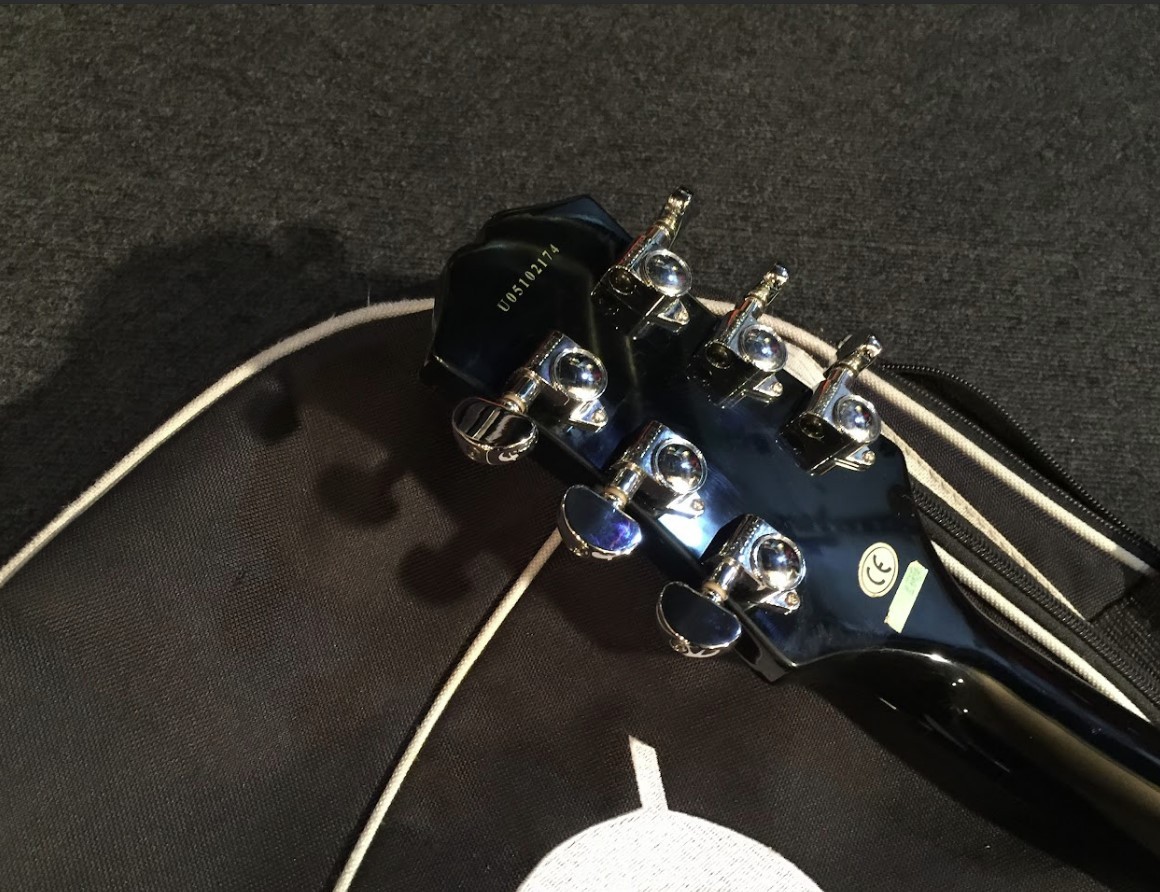 Acoustic Electric Guitar Epiphone HELL KAT Laminated Maple Body S/N U05102174
