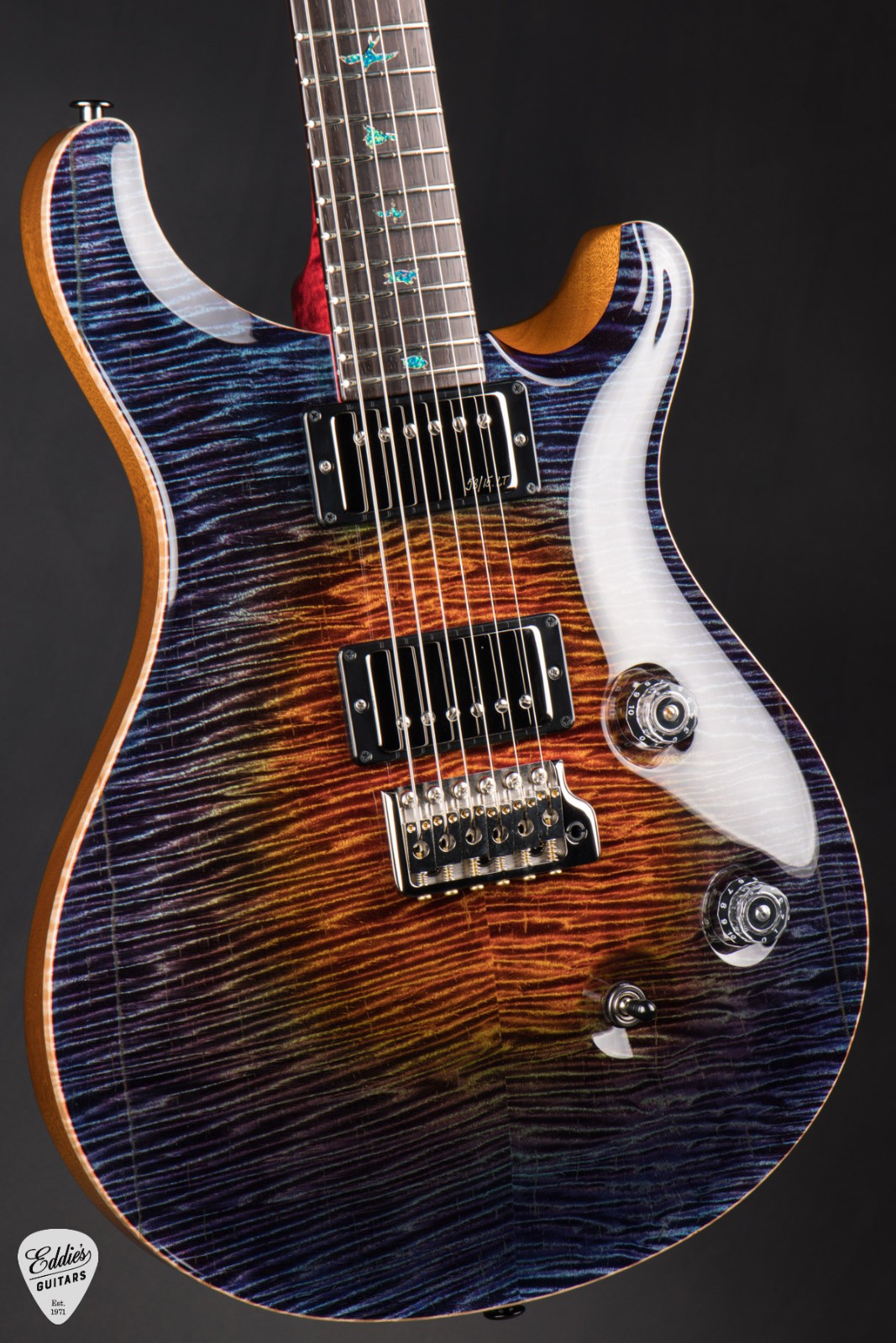 PRS Private Stock #11120 Custom 24 Curly Maple – Zombie Glow #381285