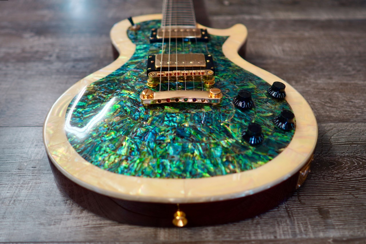 AIO Wolf WLP 750T Abalone Electric Guitar