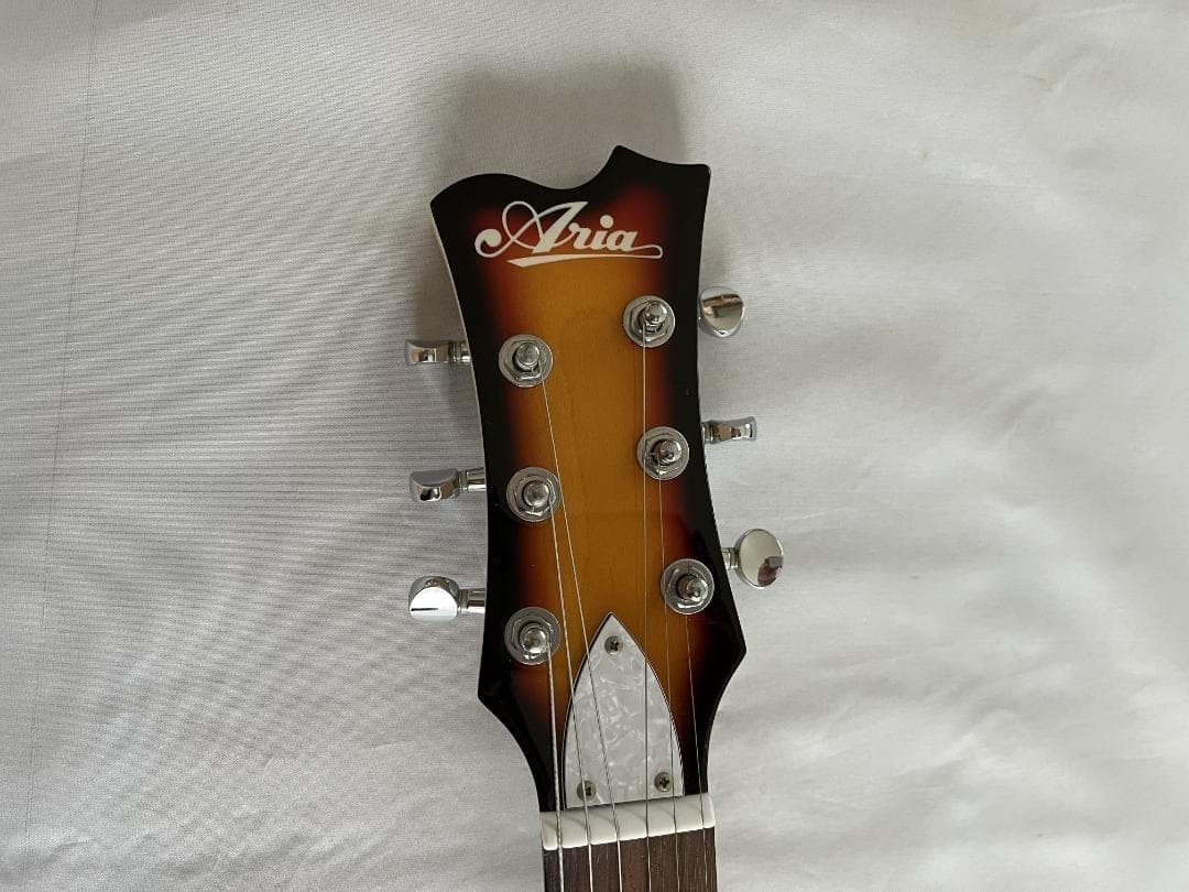 Electric guitar Aria DM-1 sunburst type soft case included