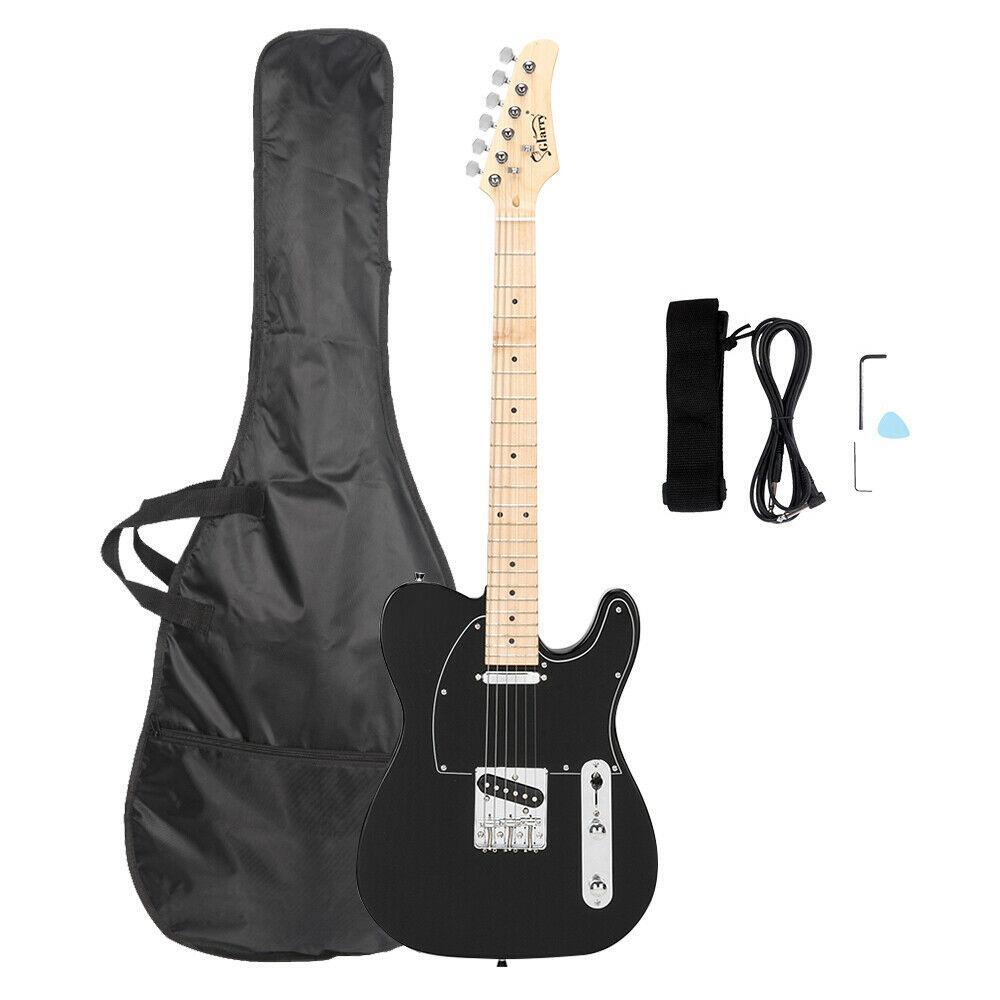 Glarry GTL Maple Fingerboard 39″ Electric Guitar Gigbag Right Handed School US