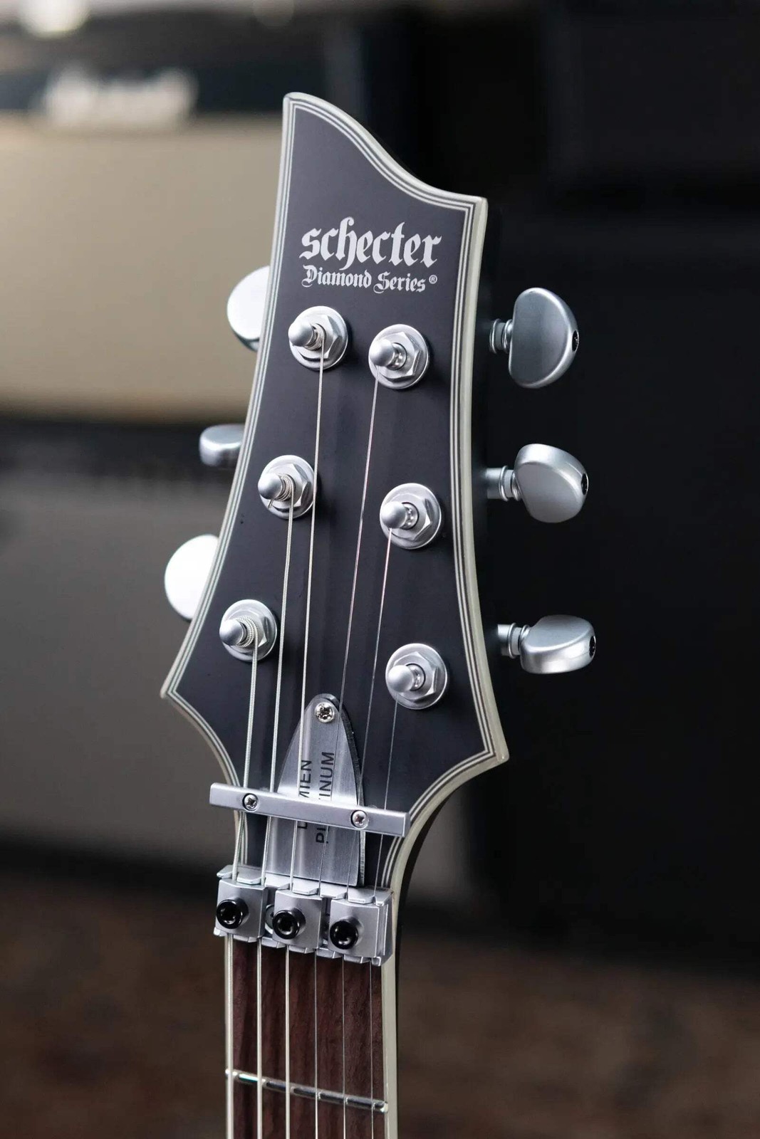 Schecter Damien Platinum-6 FR S Electric Guitar – Satin Black