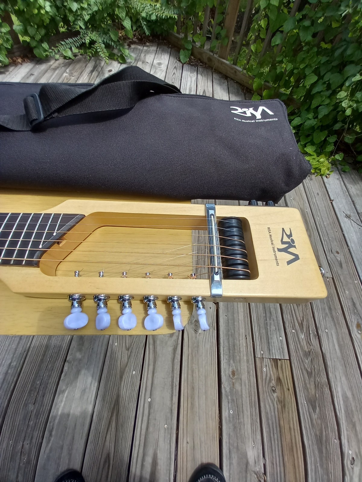 RISA The Stick Travel Electric Guitar With Original Gig Bag UNIQUE