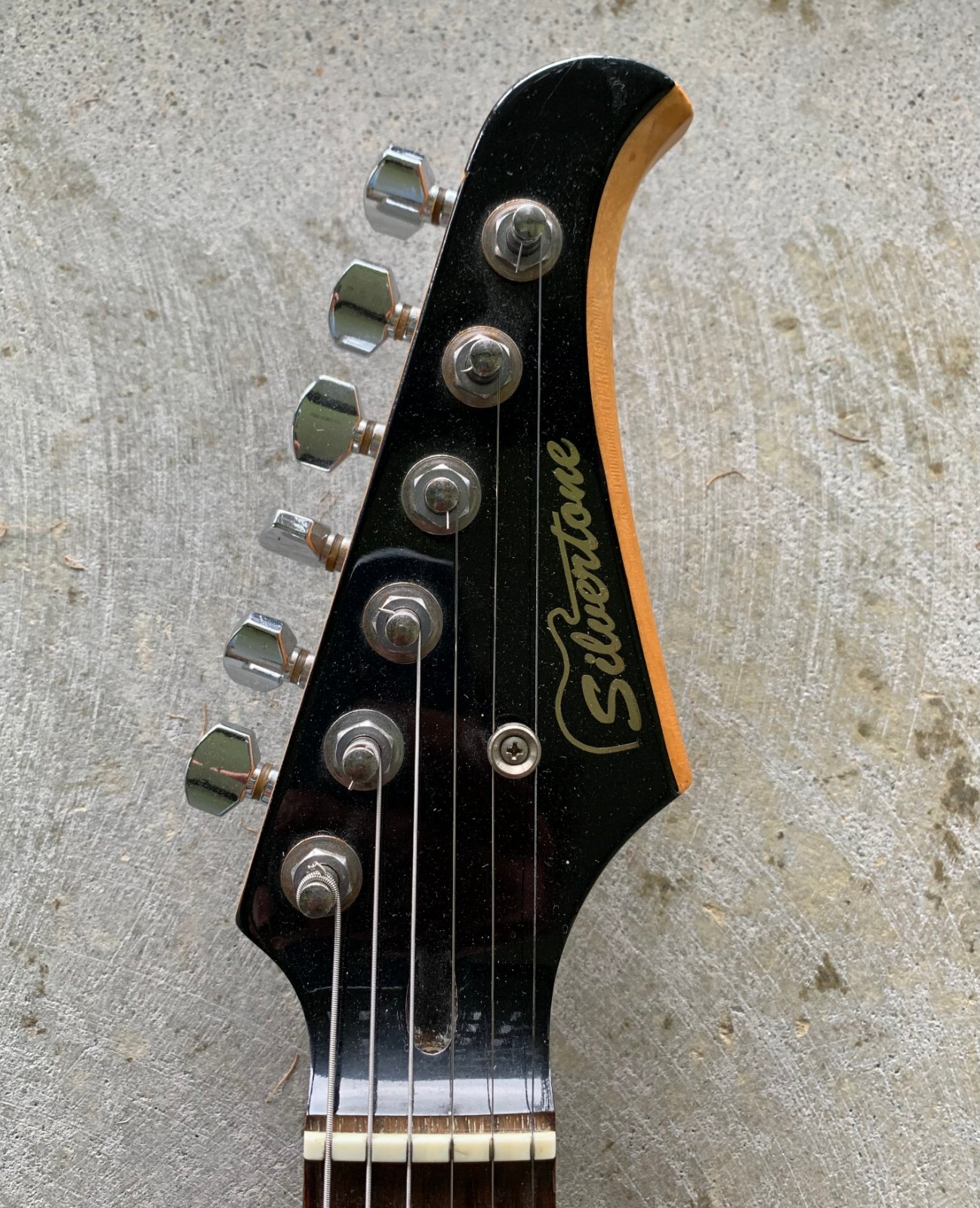 Silvertone SS11 Electric Guitar 2003 Stratocaster Purple