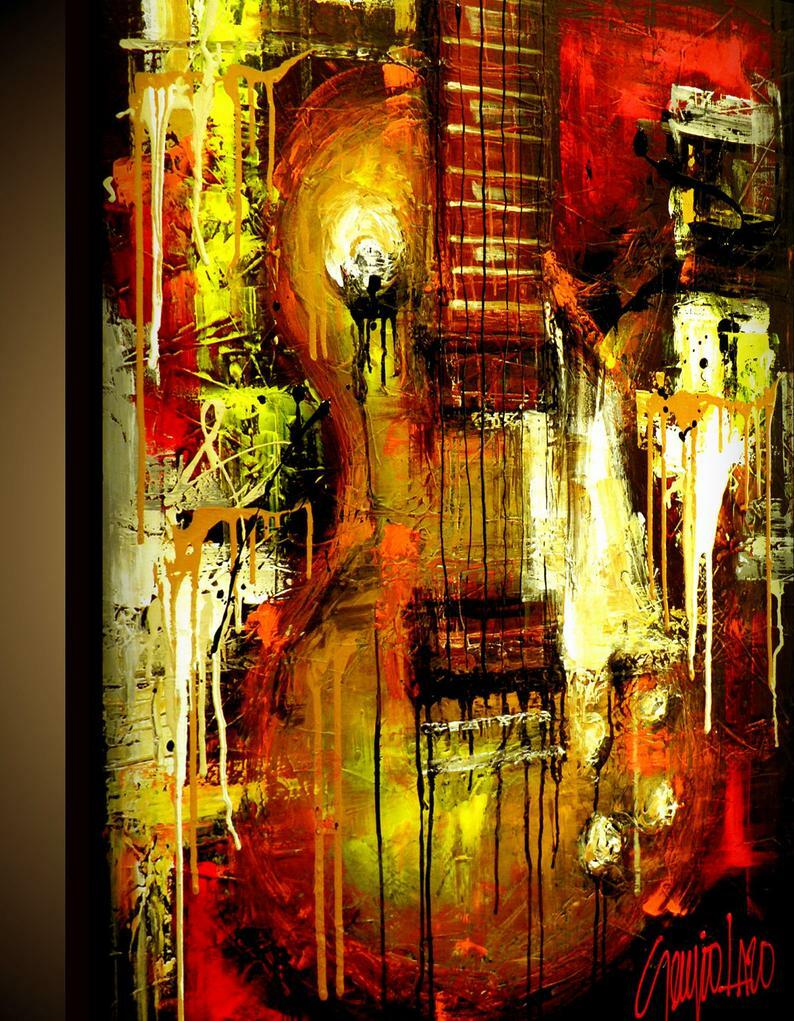 Leas Paul Custom – ART – Modern Made to Order Painting by SLazo – 30×40