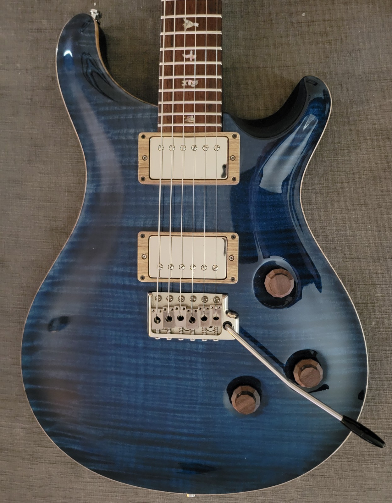 2006 PRS Custom 24 10-Top – Faded Whale Blue – One Piece Top