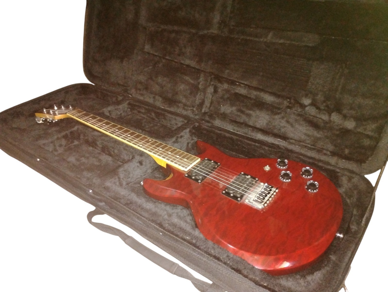 Ibanez AX Series Hard Foam Case – Lightweight Guitar Case with Straps – 1997 MIK