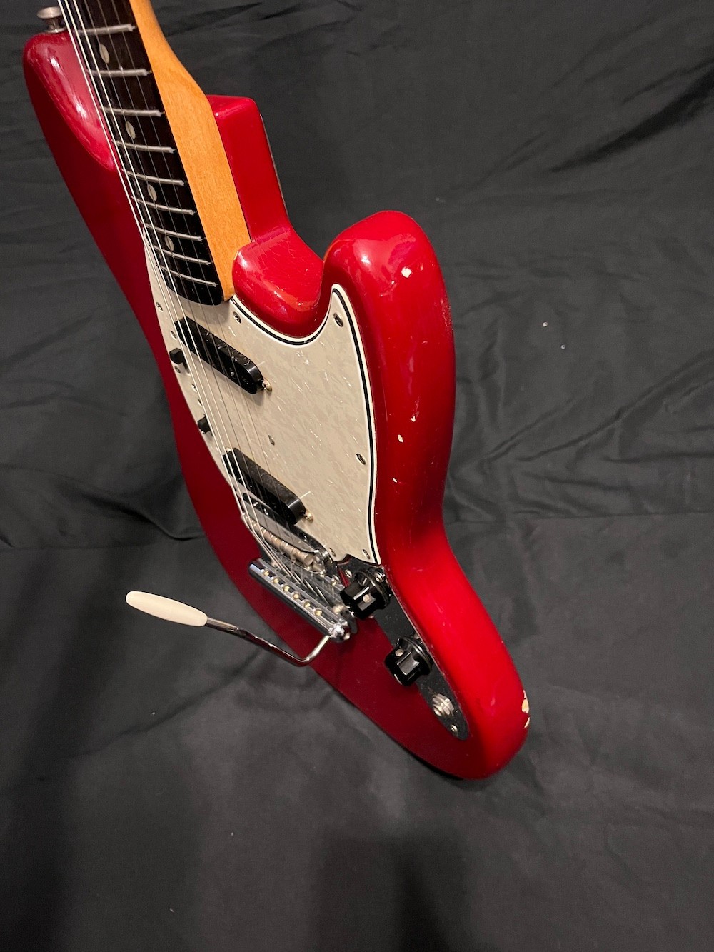1966 Vintage Fender Mustang Guitar in Dakota Red W/OHSC