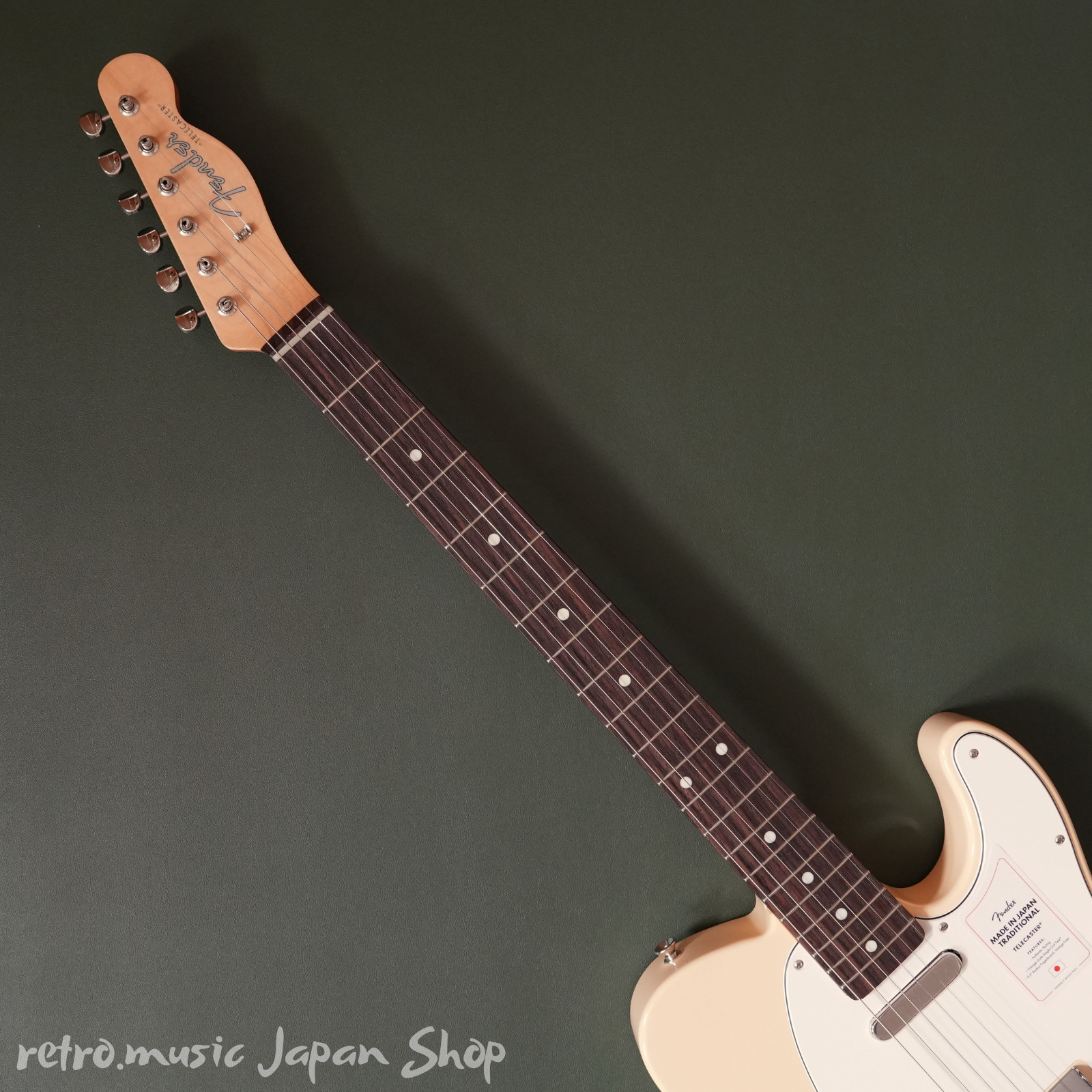 Fender Made in Japan Traditional 60s Telecaster Vintage White Electric Guitar