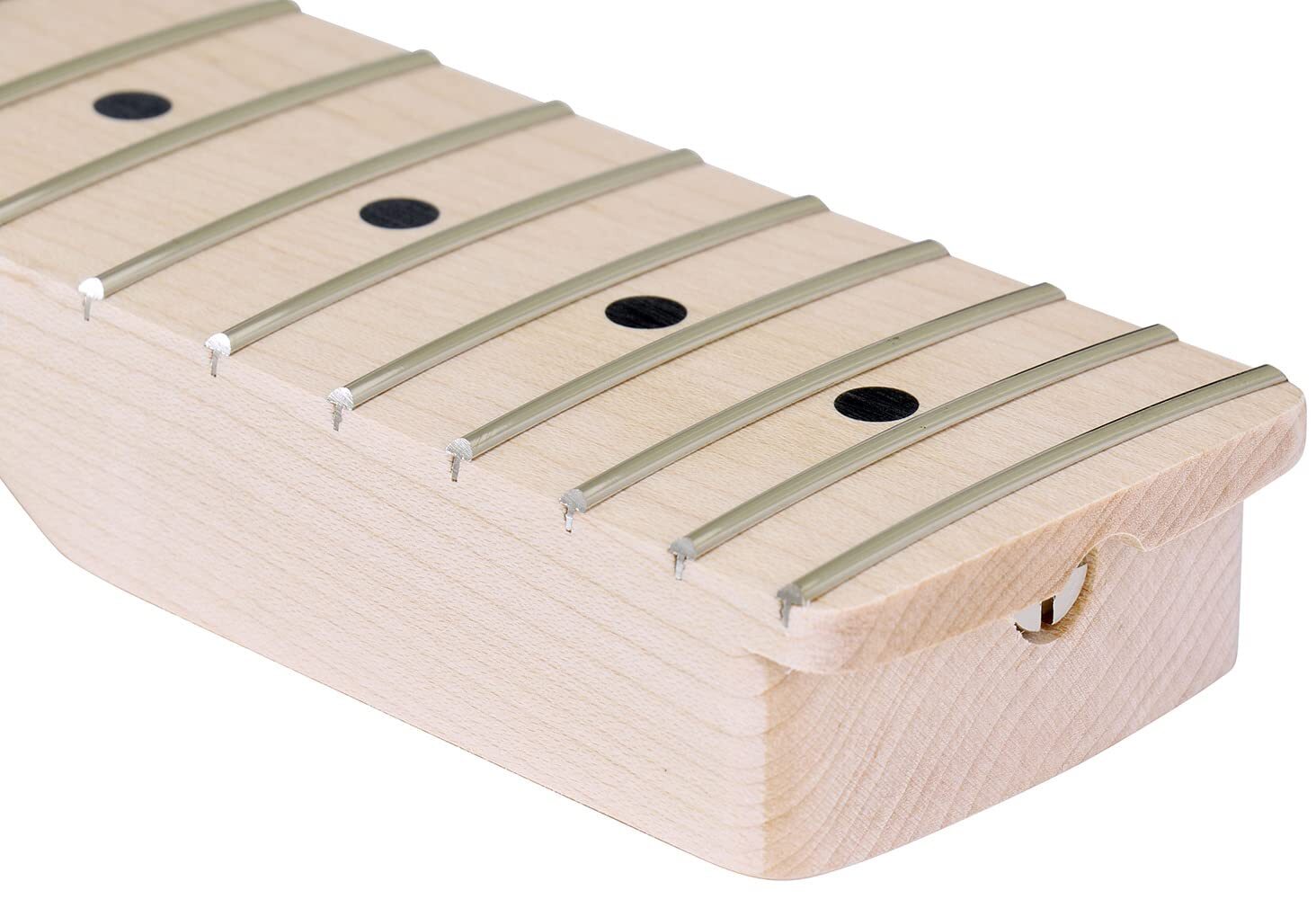 Scud Electric Guitar Neck Half Paddle Head Unprocessed ST Type Maple 1P