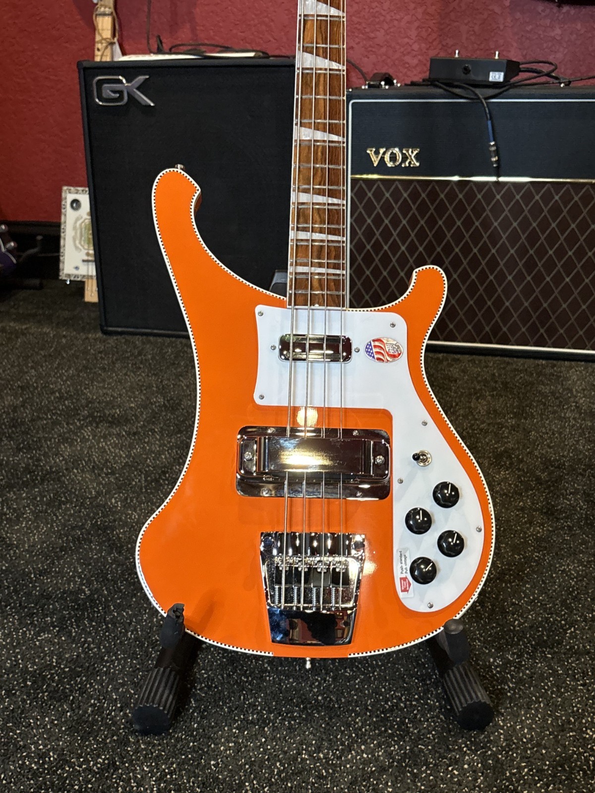 Rickenbacker 4003 OrangeGlo Custom Shop ANDY BABIUK’S FAB GEAR #7 of 30 MINT