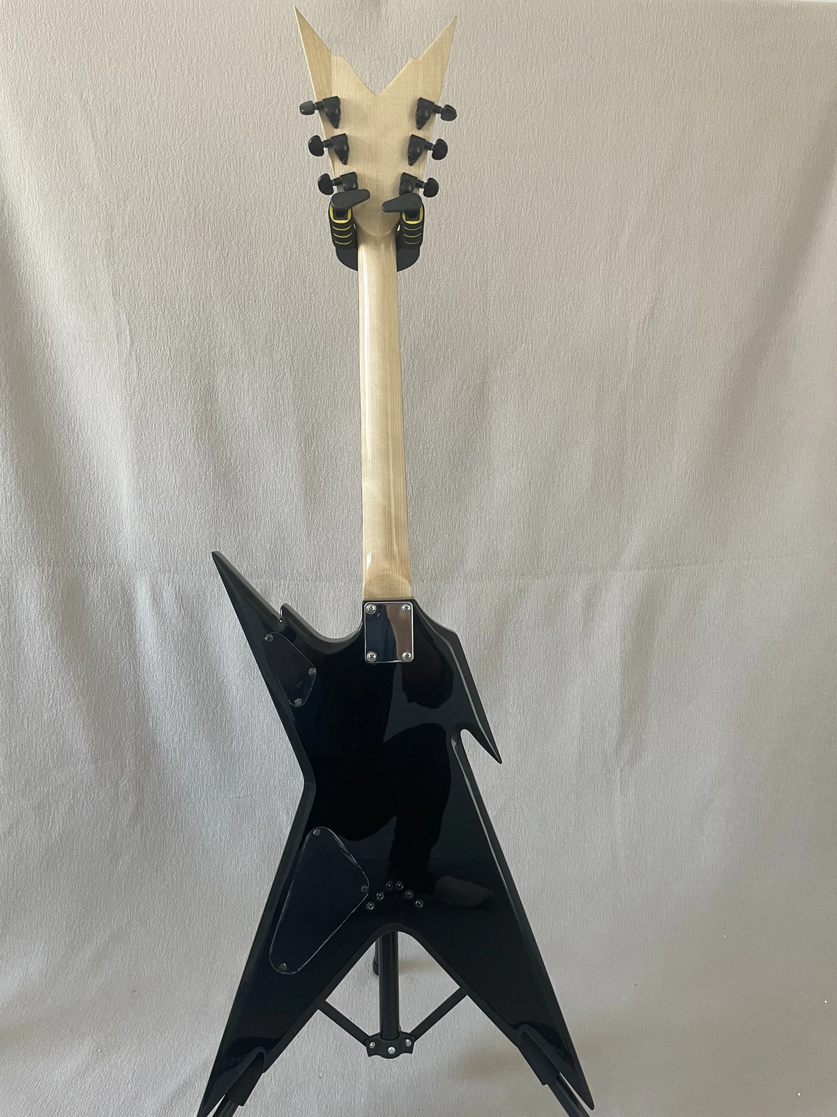 Hot Dean Razorback Dimebag Classic Black Electric Guitar Factory
