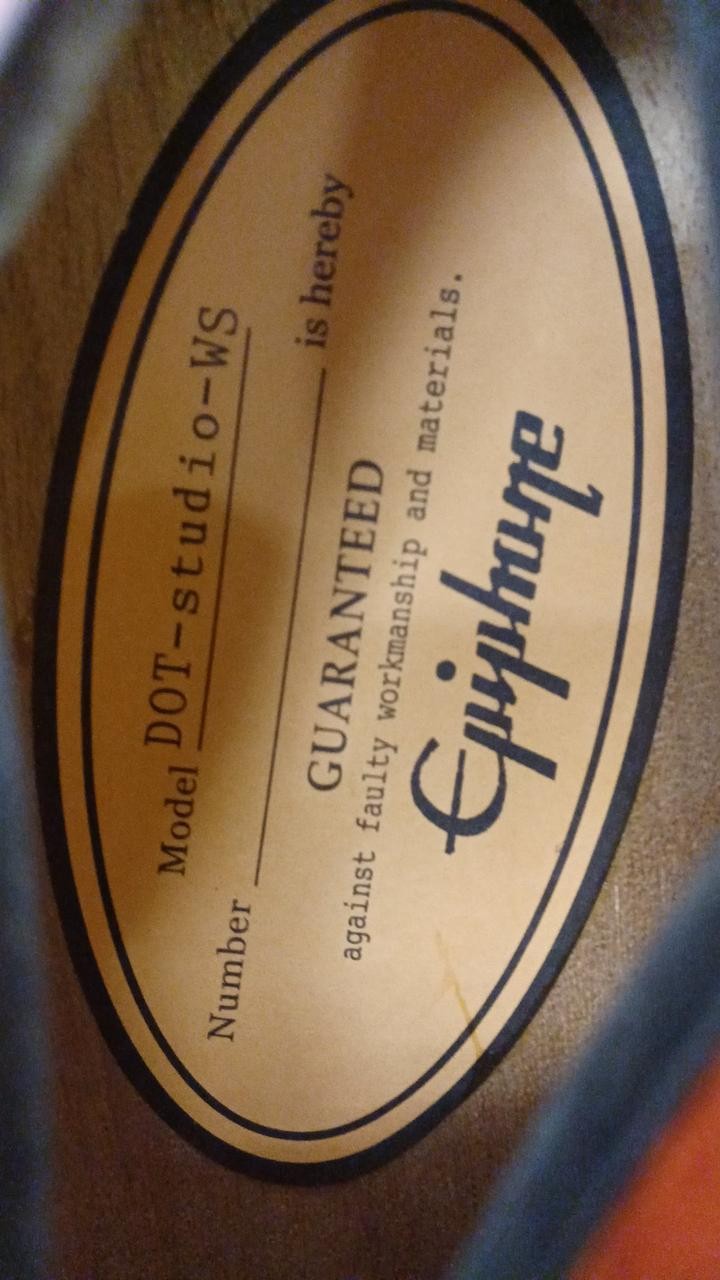 EPIPHONE DOT STUDIO Semi-aco