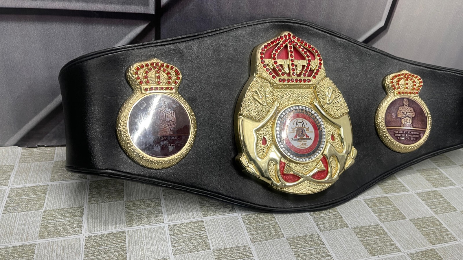 WORLD REPLICA BOXING SET OF 5 BELTS WBA,IBO,WBC,IBF,& WBO ADULT SIZE TITLE