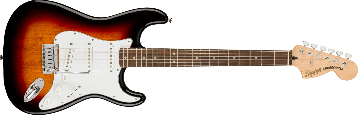 Squier Affinity Series Stratocaster 6 String Electric Guitar 3-Color Sunburst