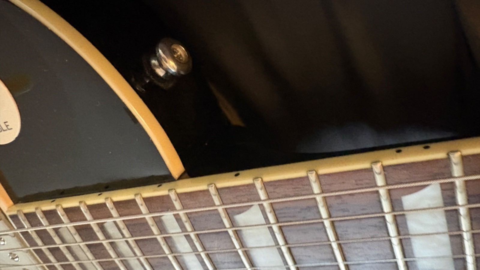 2009 Epiphone Les Paul Standard Ebony Black Electric Guitar w/ Grovers & Gig Bag