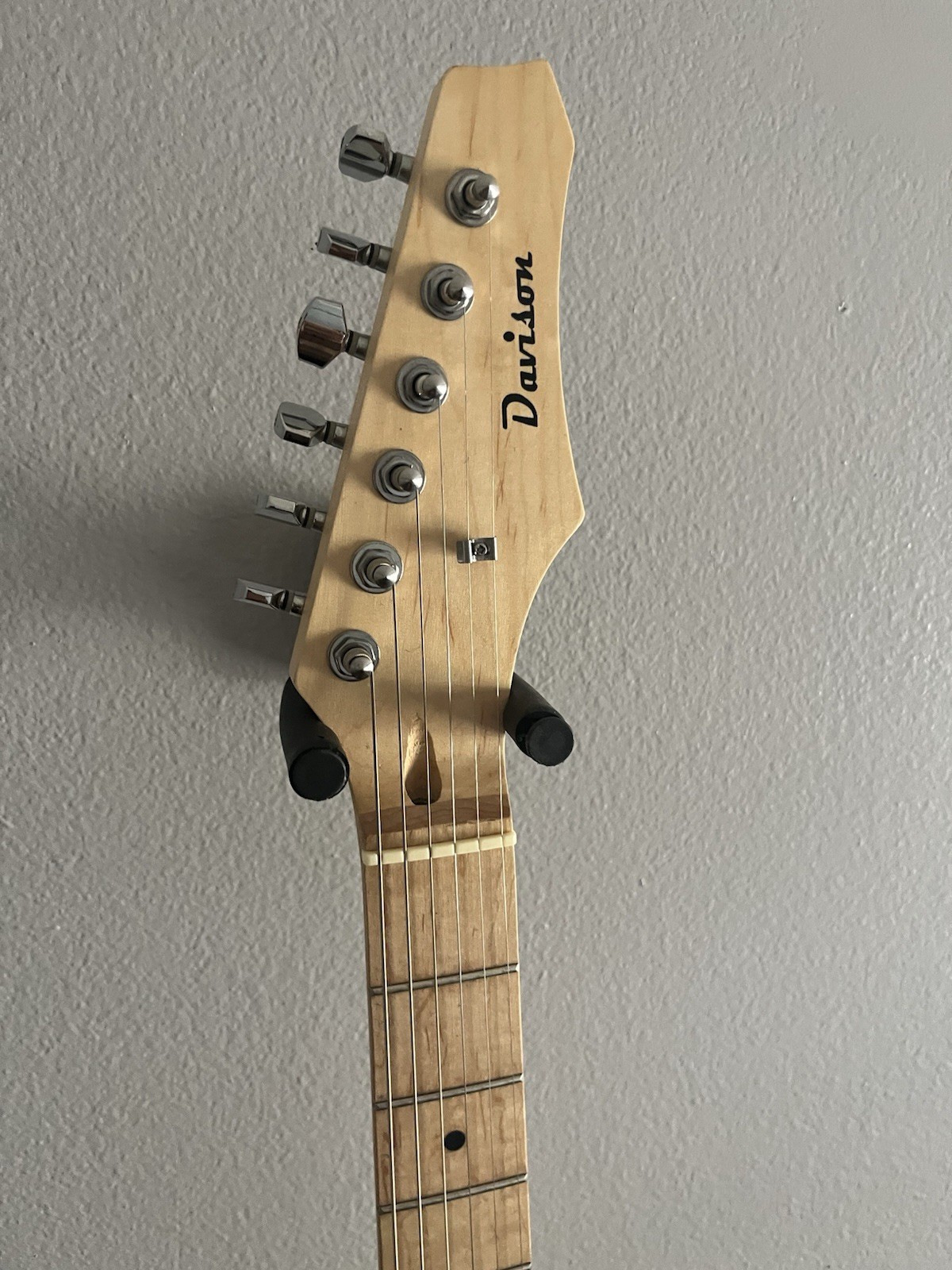Davison Electric Guitar – Transparent Blue