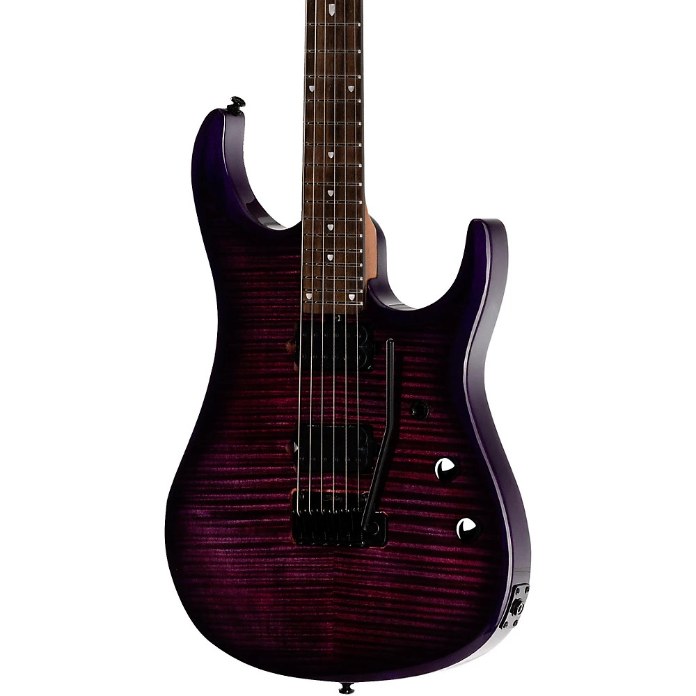 Sterling by Music Man JP150 with DiMarzio Pickups Electric Guitar Purple Nebula