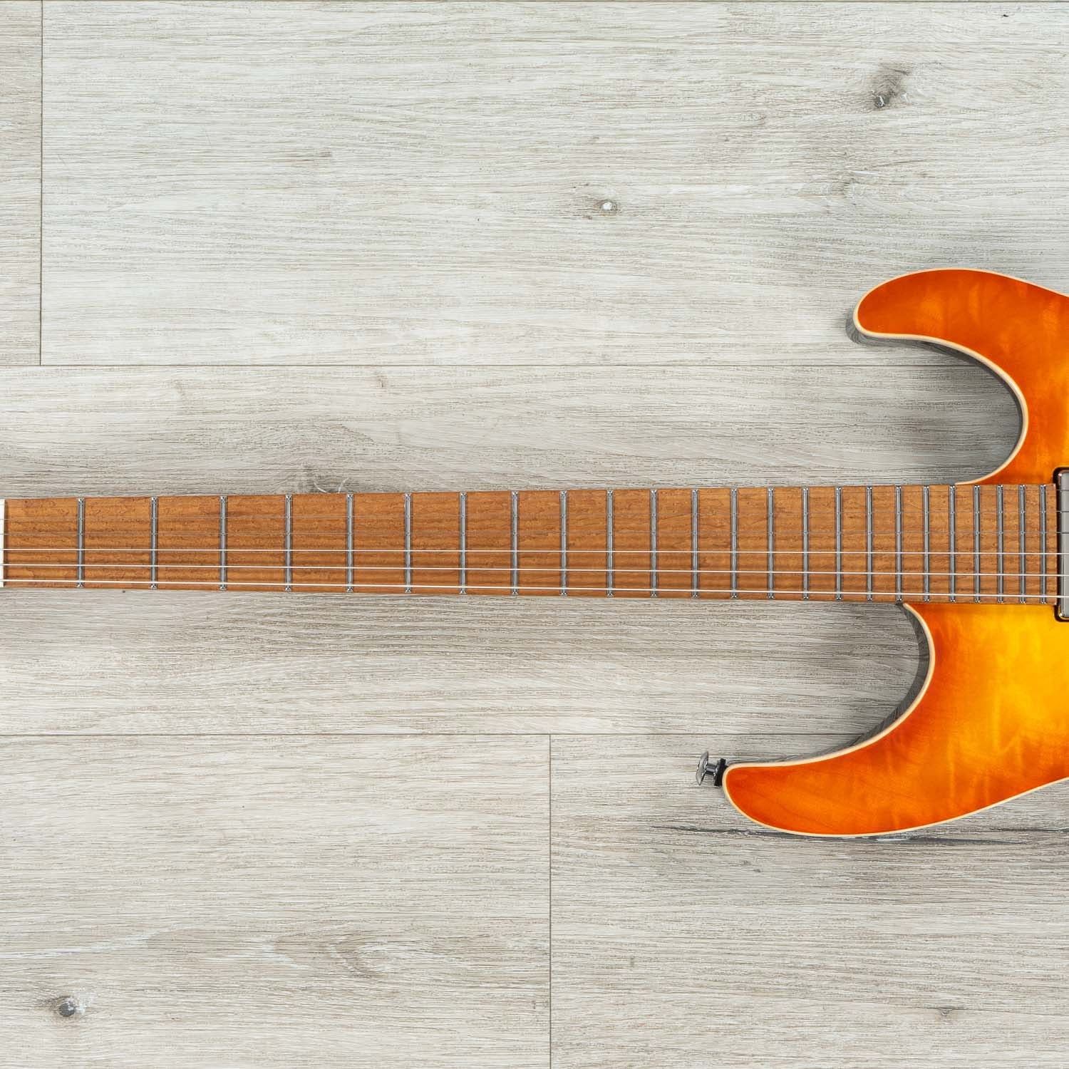 Suhr Custom Modern HSH Guitar, 5A Roasted Birdseye Maple Fretboard, Suhr Burst