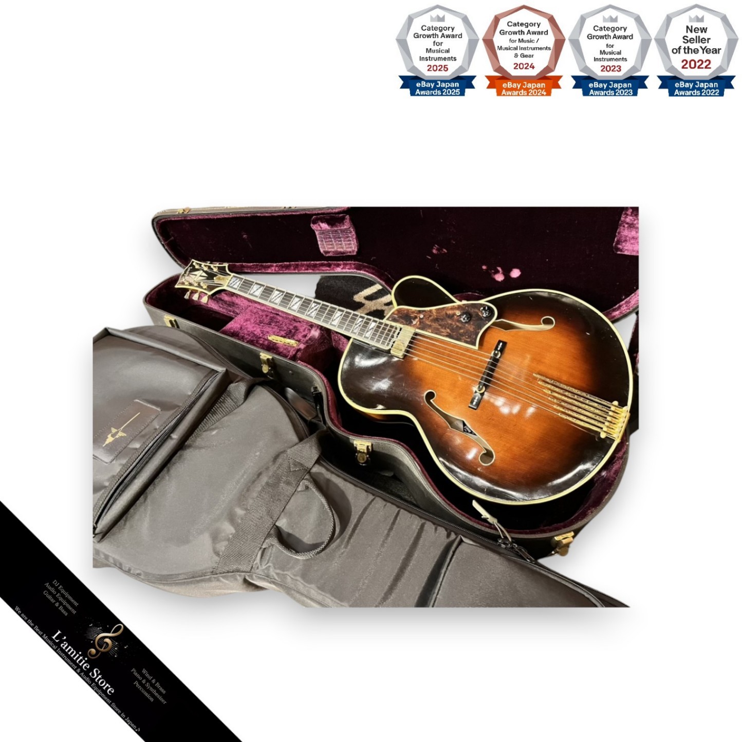 Gibson Vintage Super V BJB Sunburst 1979 Electric Guitar USA