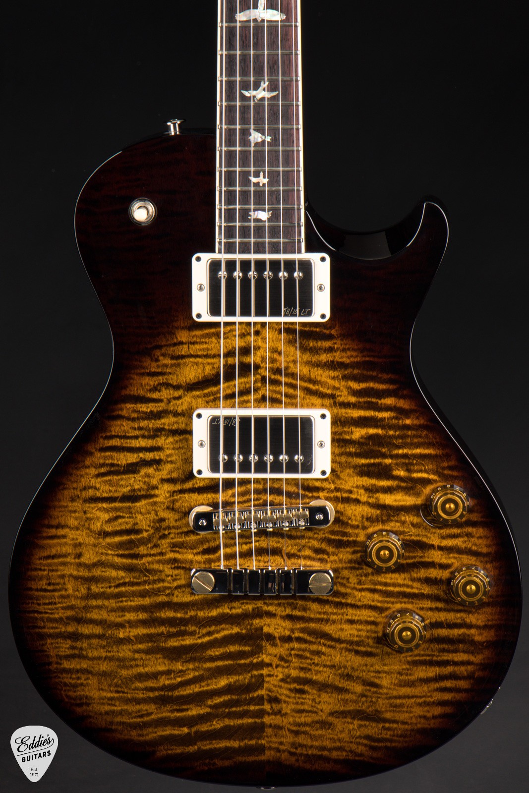 PRS McCarty 594 Singlecut – Black Gold Wraparound Burst