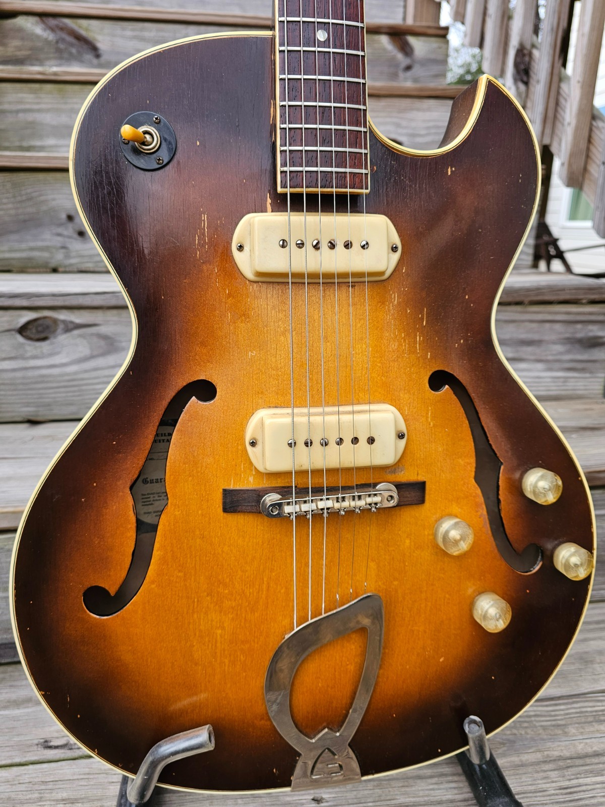 1958 Guild T-100D Slim Jim Electric Guitar with P90’s