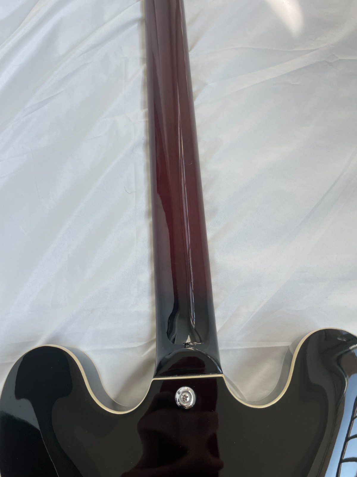 Sunburst 335 Electric Guitar Semi Hollow Body Tune-O-Matic Bridge Rosewood