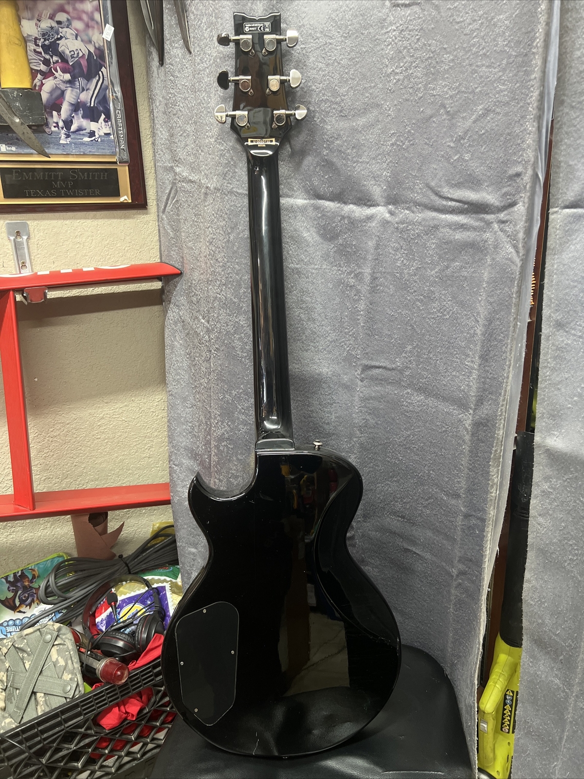 Ibanez N427 Single Cutaway 6 String Electric Guitar Black/Silver