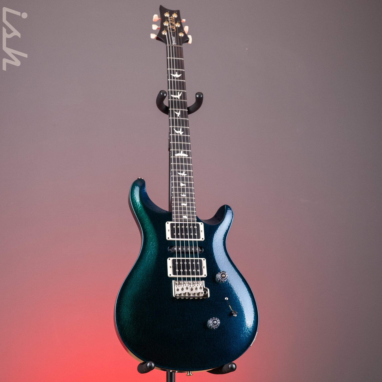 PRS CE 24 Special Green to Blue Colorshift Crackle w/ Black Satin Neck Sprayer’s