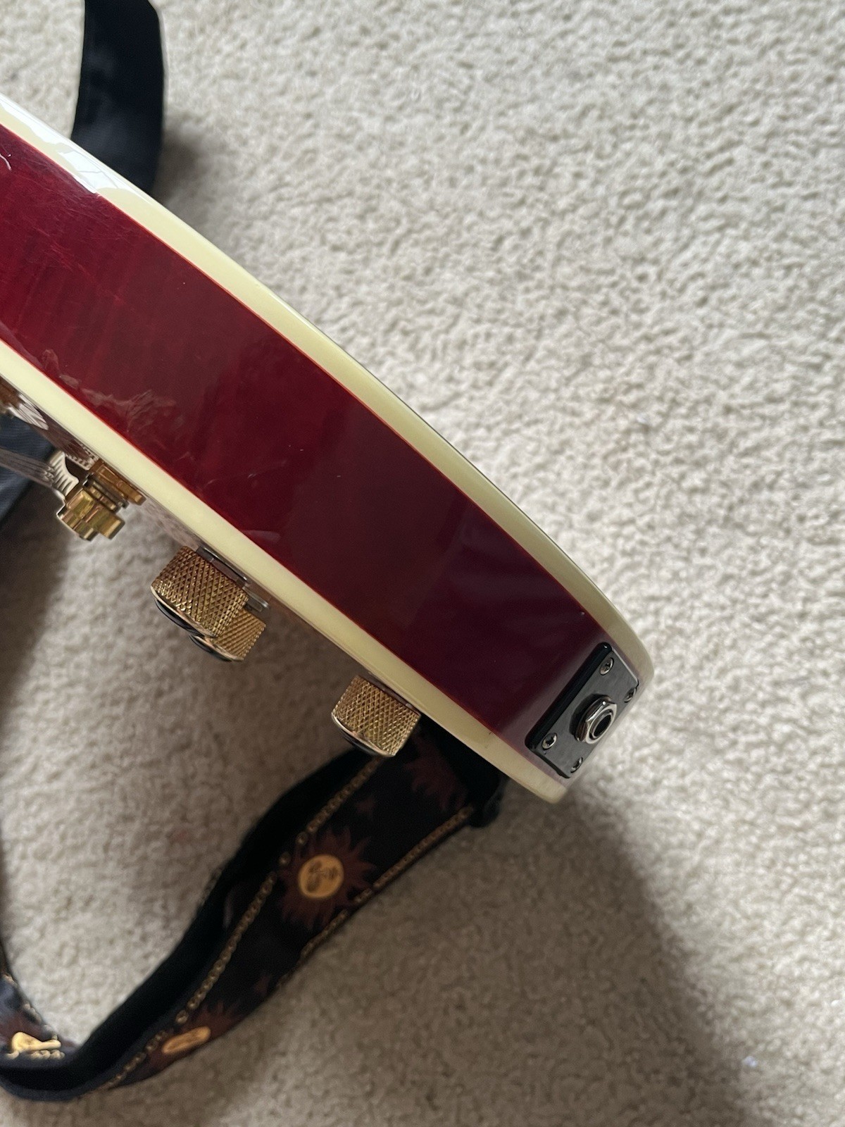 Epiphone Les Paul Custom Prophecy Plus GX With Upgraded Parts and Hard Case