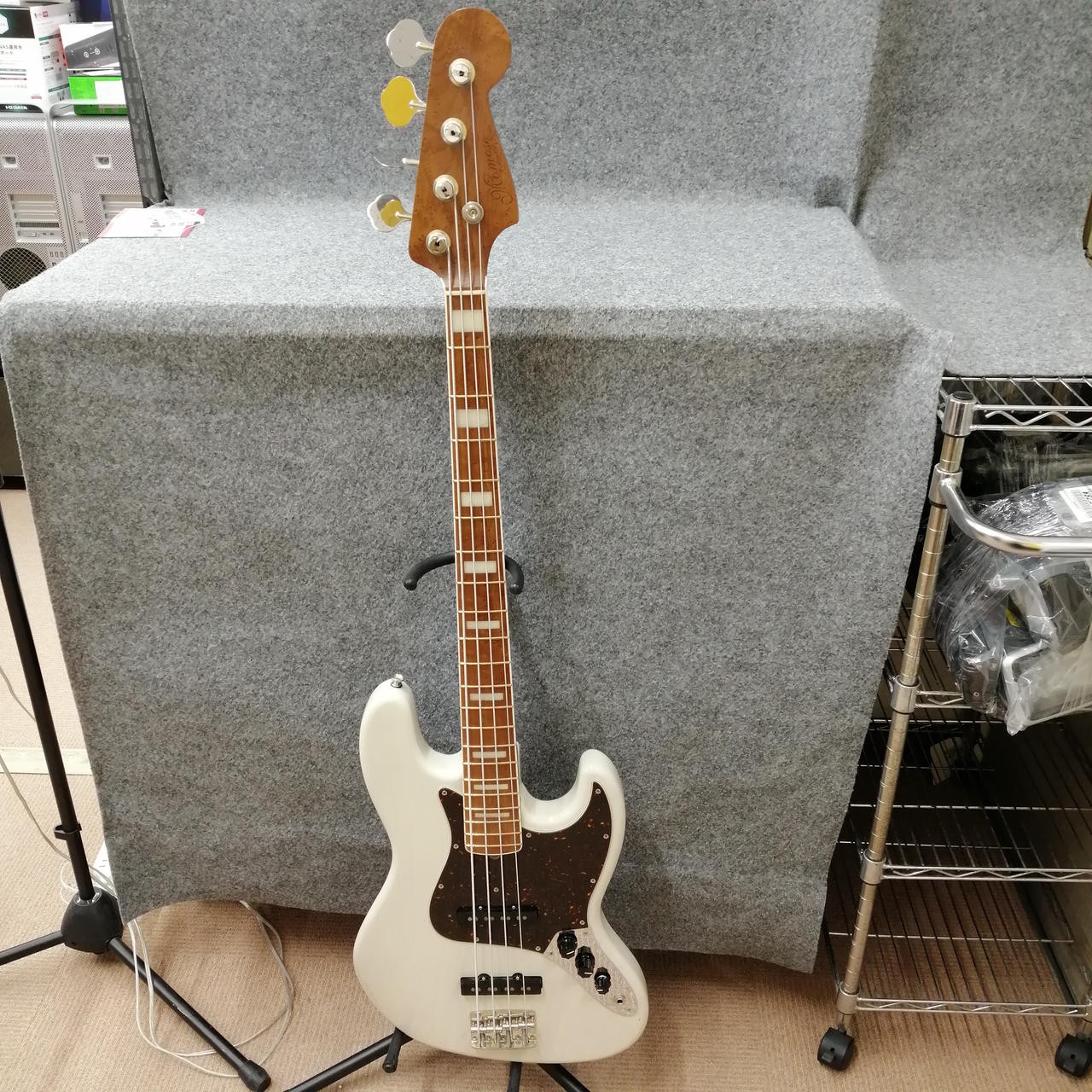 Momose MJB-TWBM/BM Thermo Birdseye Maple 1P Ash Jazz Bass Limited Edition JP