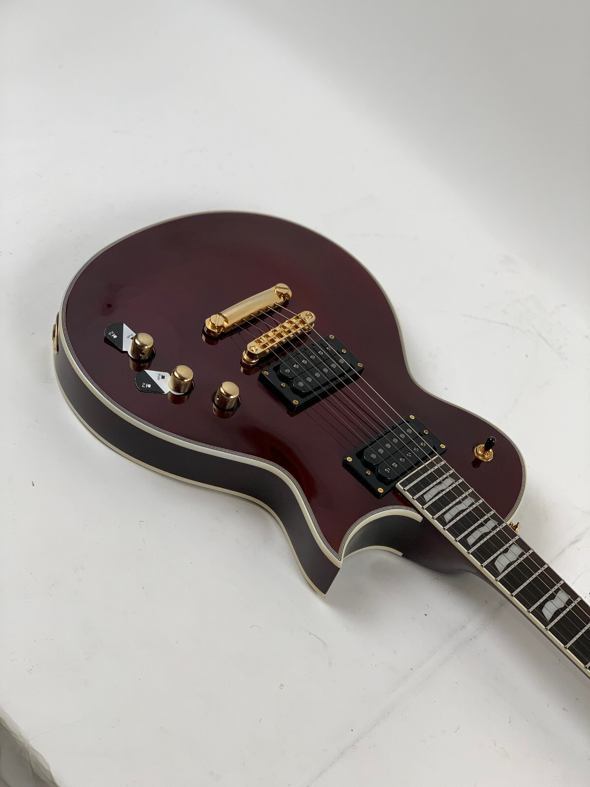ESP LTD EC-1000T CTM See Thru Black Cherry FM Electric Guitar B-Stock