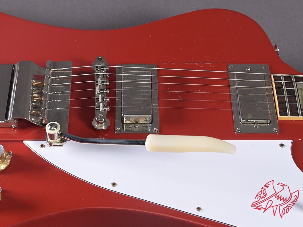 Gibson Firebird V 1963 Maestro Cardinal Red Light Aged