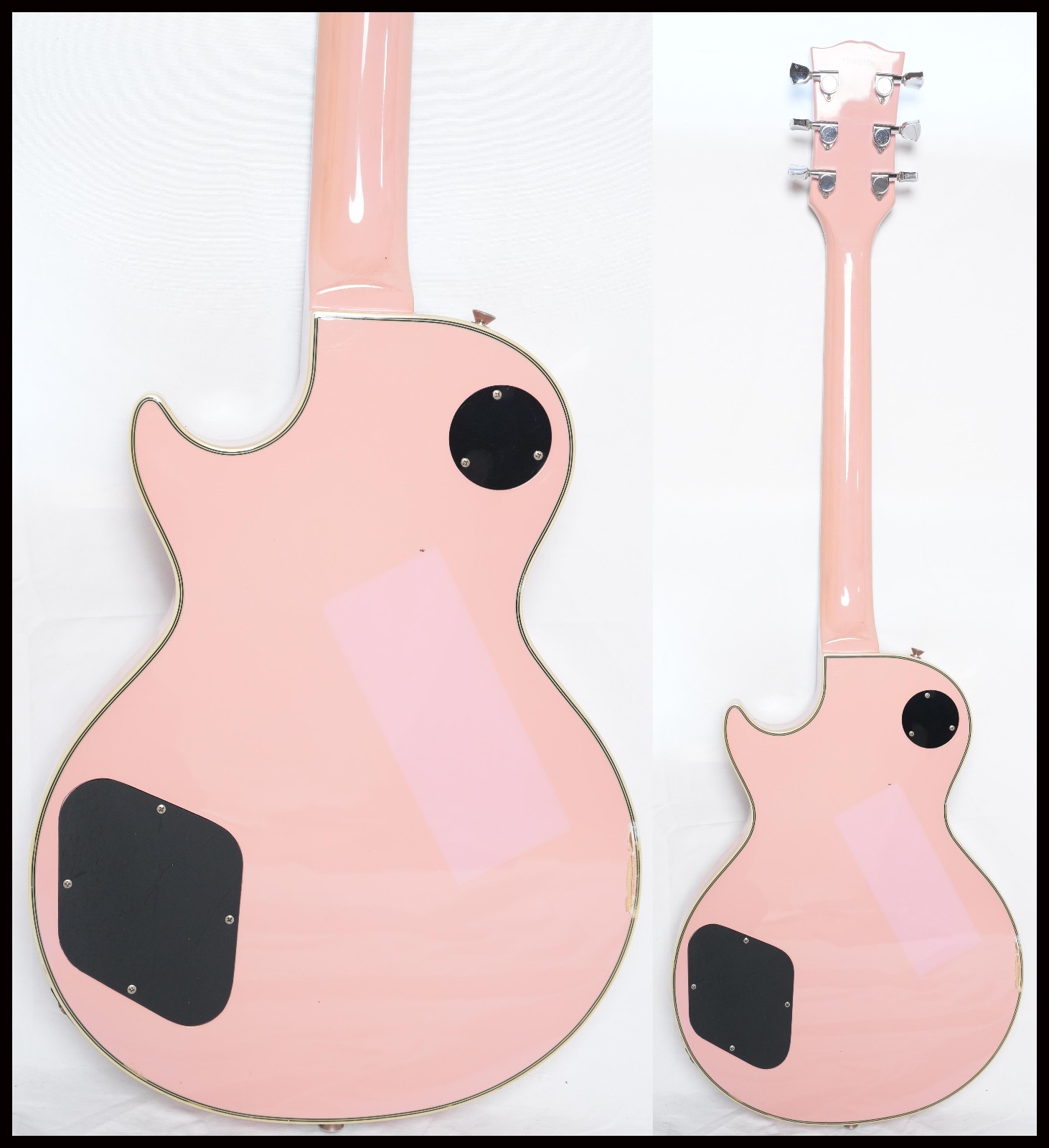 BURNY PLC-70PP Pink Swanky Spider Limited Edition Les Paul Custom(Some defects)