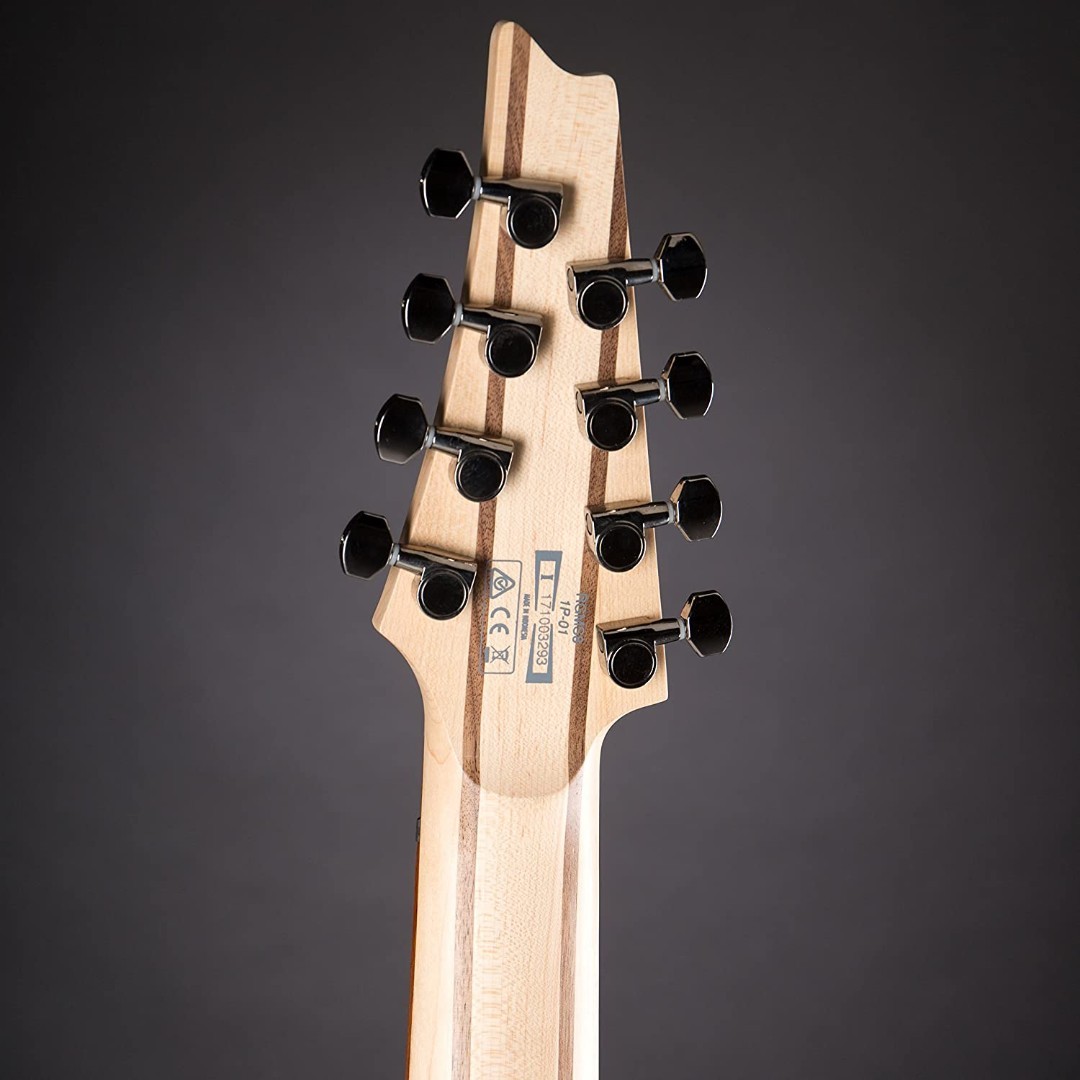 Ibanez Model RGMS8BK Multi Scale 8 String Electric Guitar – Black