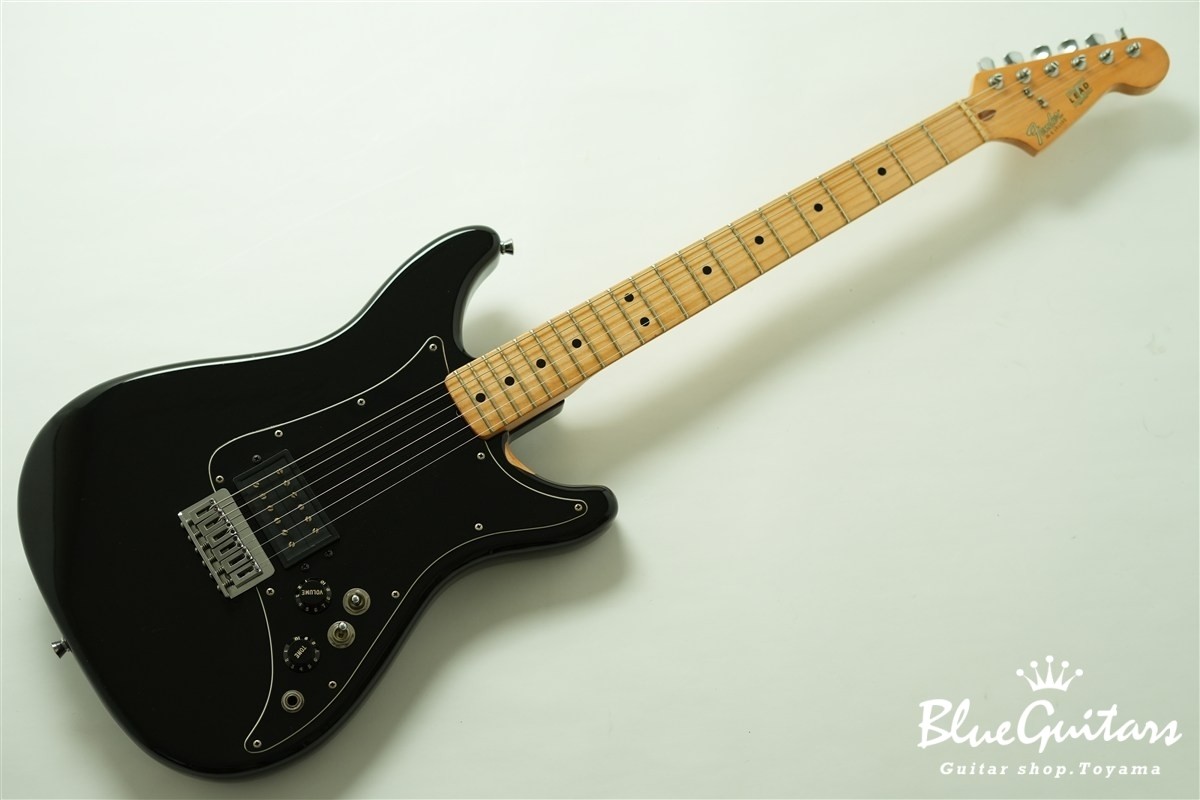 Fender Lead I 1981 Ash Body Maple Neck Black Electric Guitar Used